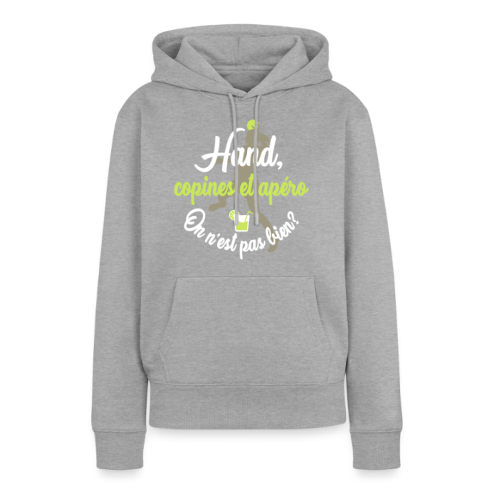 Sweat-shirt à capuche premium femme - Hand