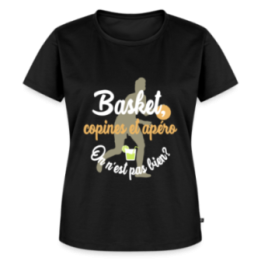 T-shirt premium femme - Basket