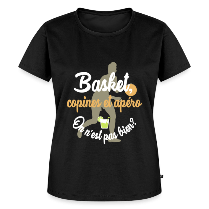 T-shirt premium femme - Basket