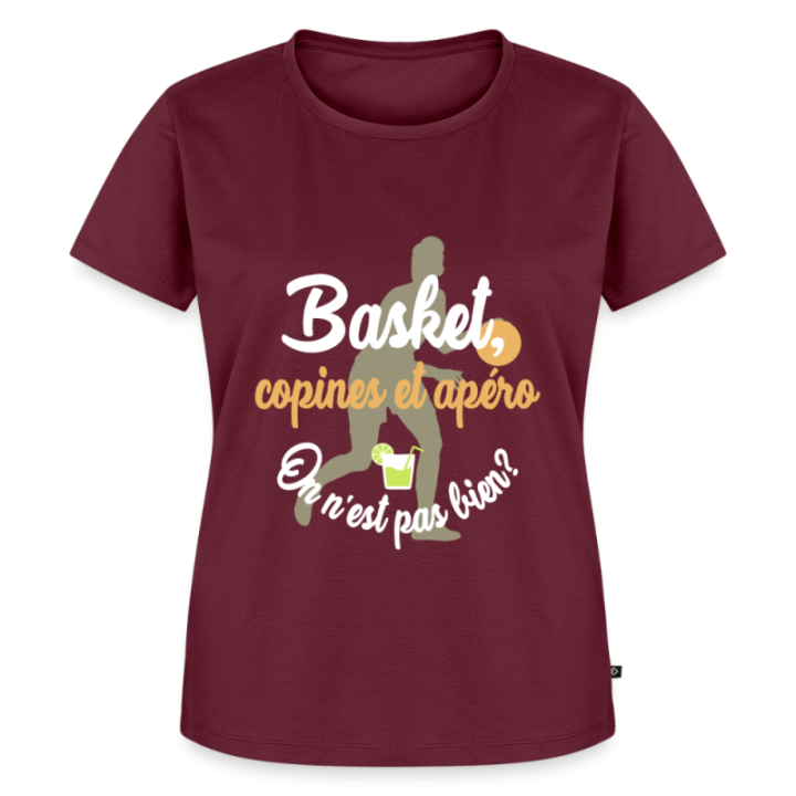 T-shirt premium femme - Basket