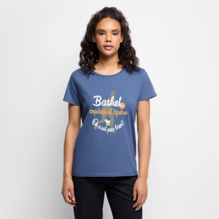T-shirt premium femme - Basket