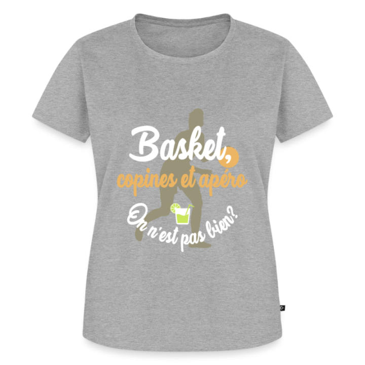 T-shirt premium femme - Basket