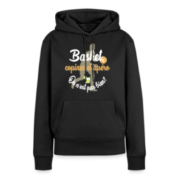 Sweat-shirt à capuche premium femme - Basket