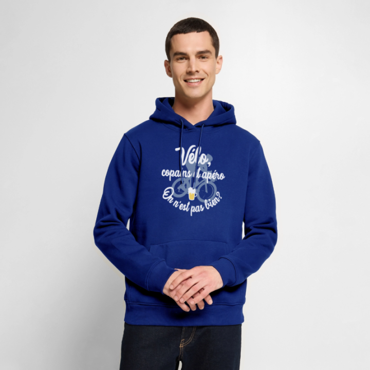 Sweat-shirt à capuche premium homme - Vélo