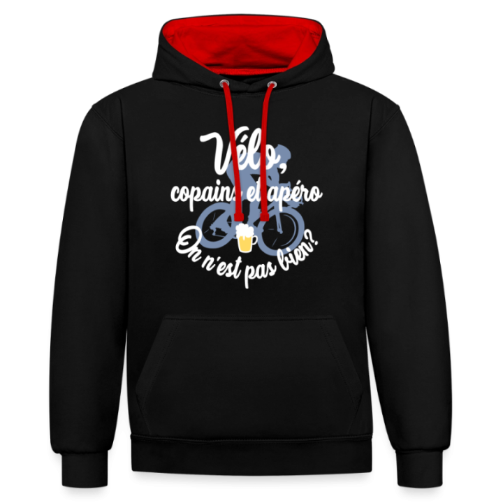  copains et apéro - bordeaux/anthracite - front