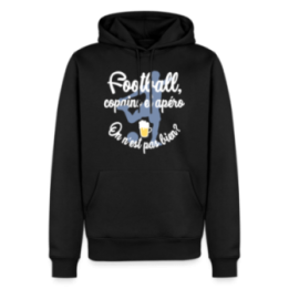 Sweat-shirt à capuche premium homme - Football