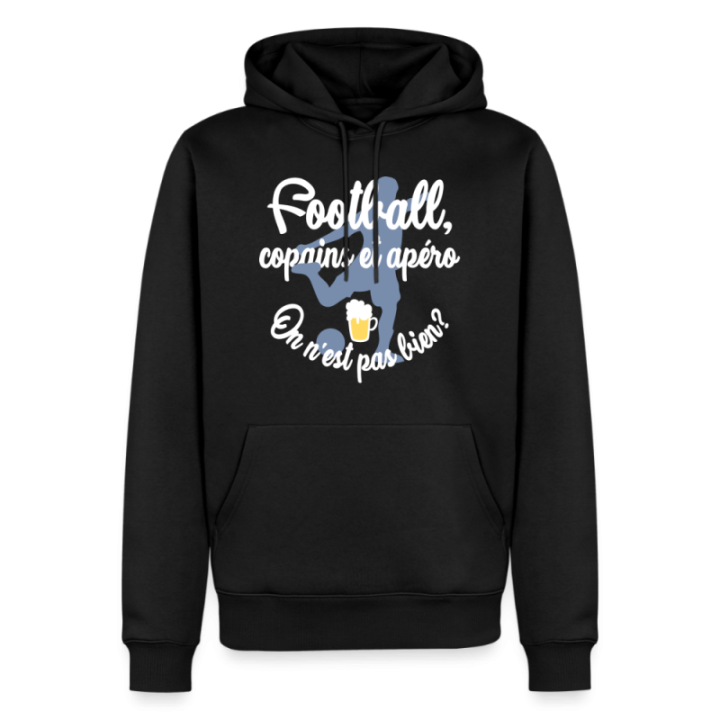 Sweat-shirt à capuche premium homme - Football