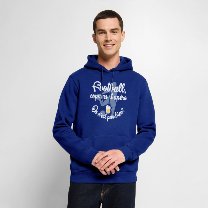Sweat-shirt à capuche premium homme - Football