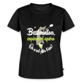 T-shirt premium femme - Badminton