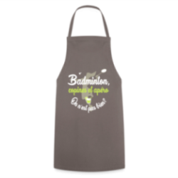 Tablier de cuisine - Badminton, copines et apéro