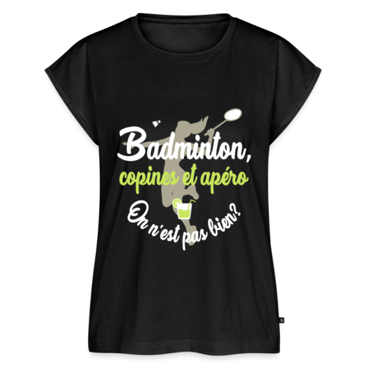 T-shirt à manches retroussées femme - Badminton