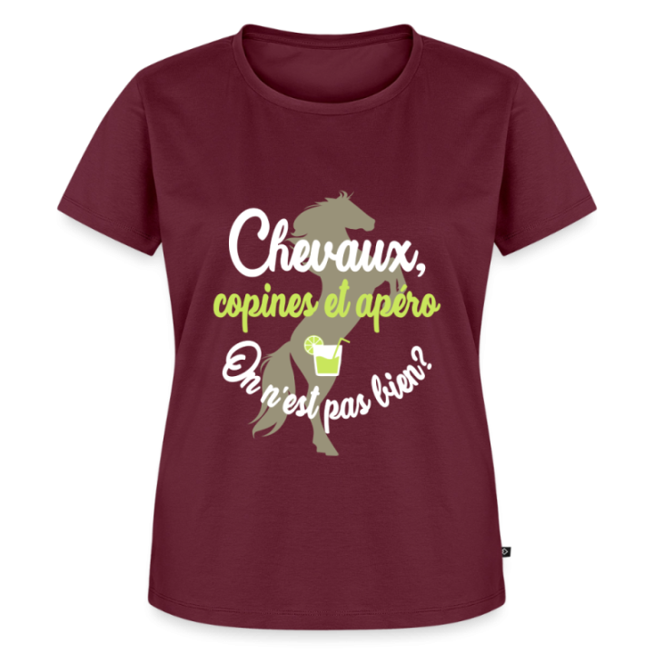 T-shirt premium femme - Chevaux