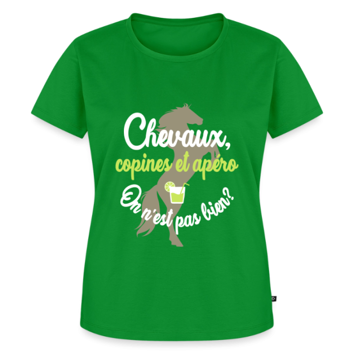 T-shirt premium femme - Chevaux