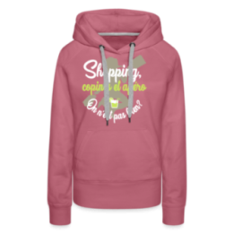 Sweat-shirt à capuche premium femme - Shopping