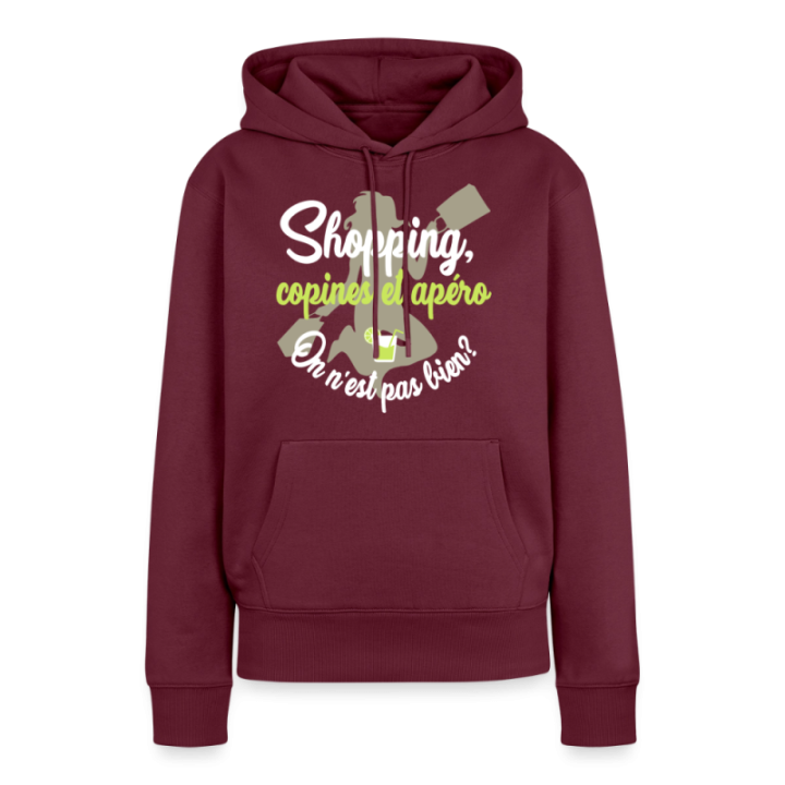 Sweat-shirt à capuche premium femme - Shopping