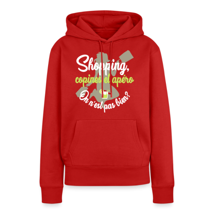 Sweat-shirt à capuche premium femme - Shopping