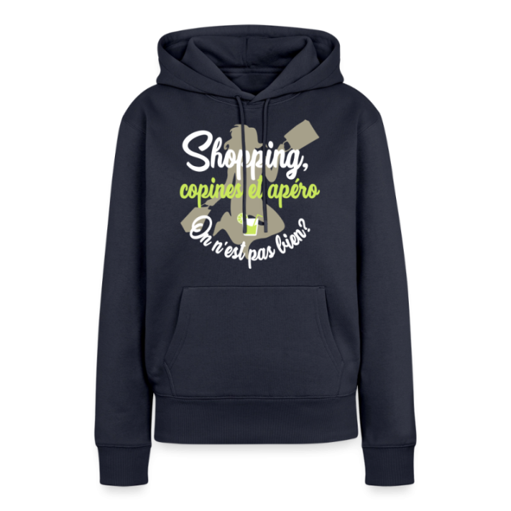 Sweat-shirt à capuche premium femme - Shopping
