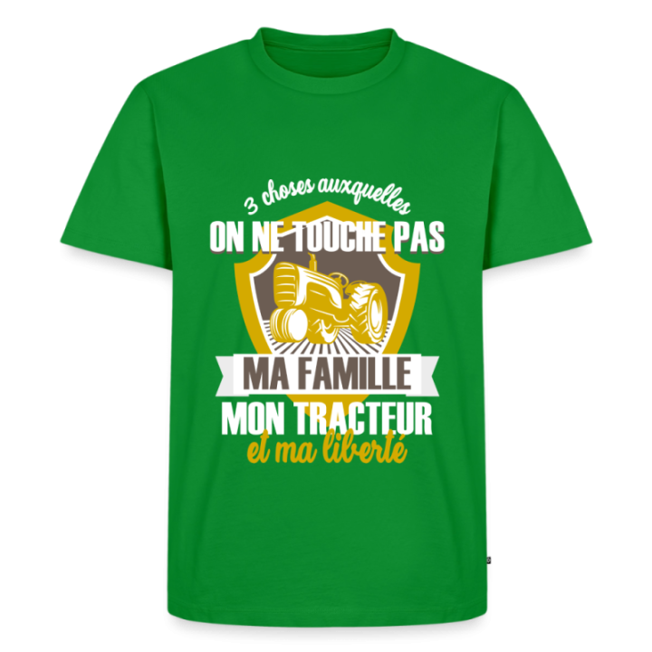  mon tracteur et ma liberté - kaki - front