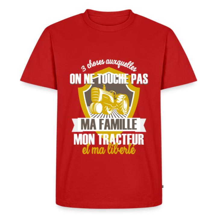  mon tracteur et ma liberté - bleu jeans  - front