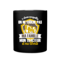 Mug uni - Ma famille, mon tracteur et ma liberté