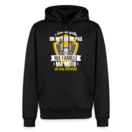 Sweat-shirt à capuche premium homme - Ma famille