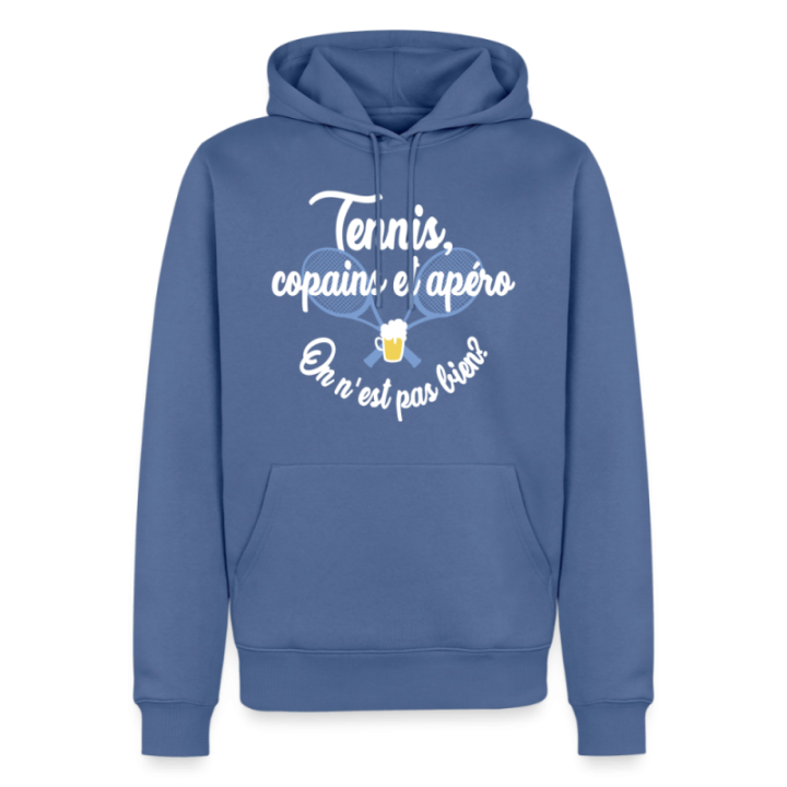 Sweat-shirt à capuche premium homme - Tennis