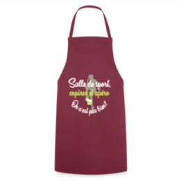 Tablier de cuisine - Salle de sport