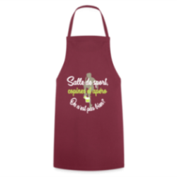 Tablier de cuisine - Salle de sport, copines et apéro