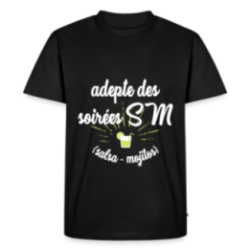 T-shirt premium homme - Soirées SM: Salsa et Mojitos
