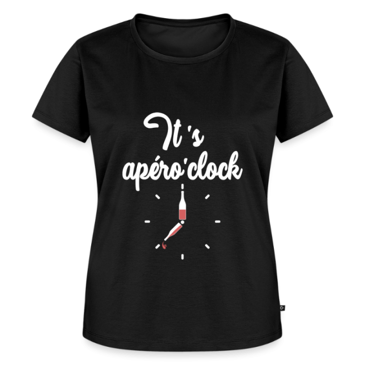 T-shirt premium femme - It's apéro'clock - noir - front