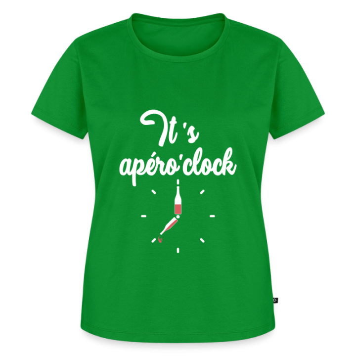 T-shirt premium femme - It's apéro'clock - vert - front