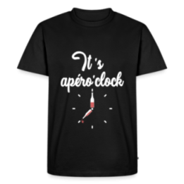 T-shirt premium homme - It's apéro'clock - noir - front