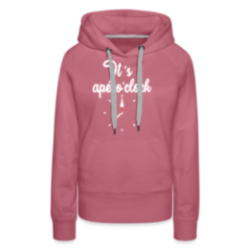 Sweat-shirt à capuche premium femme - It's apéro'clock