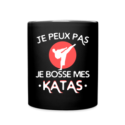 Mug uni - Je peux pas, je bosse mes katas