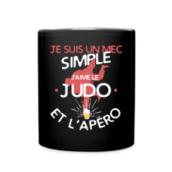 Mug uni - Un mec simple: Judo et apéro