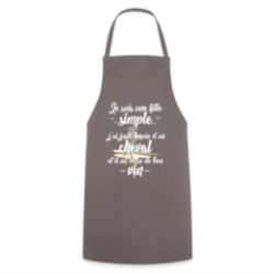 Tablier de cuisine - Juste besoin d'un cheval et d'un verre de vin