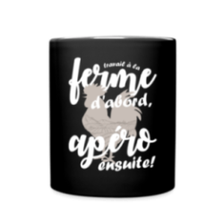 Mug uni - Travail à la ferme et apéro