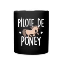 Mug uni - Pilote de poney