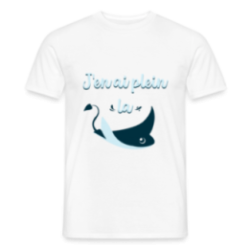 T-shirt homme - Plein la raie