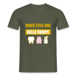 T-shirt homme - Une belle équipe (énigme)