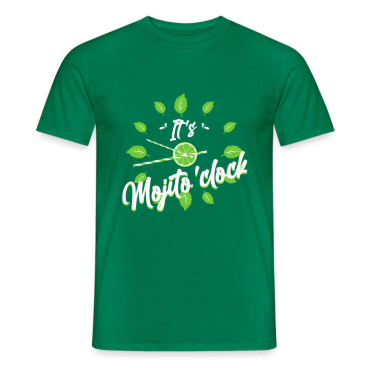T-shirt homme - It's mojito'clock - vert - front