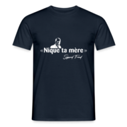 T-shirt homme - Freud - marine - front