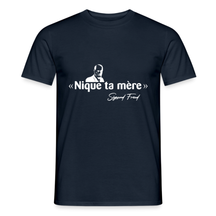 T-shirt homme - Freud - marine - front