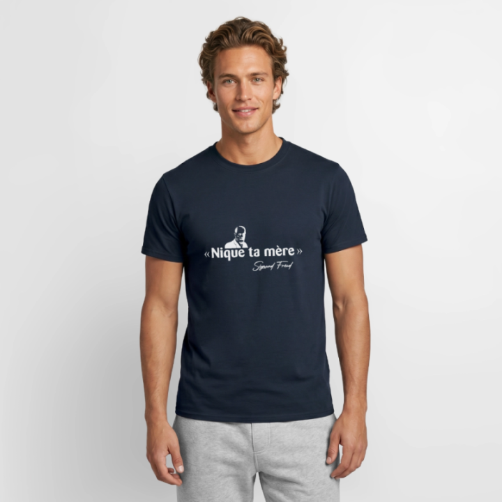 T-shirt homme - Freud - marine - front