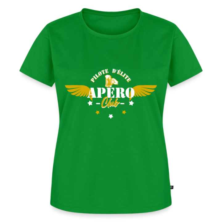 T-shirt premium femme - Apéro club - vert - front