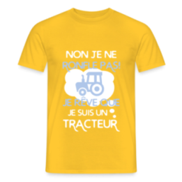 T-shirt homme - Je ne ronfle pas