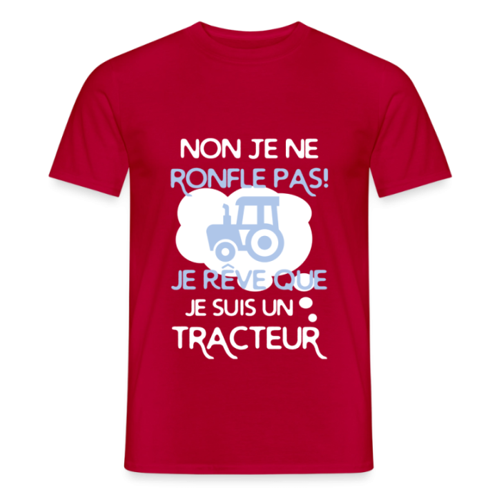  je rêve que je suis un tracteur - marine - front