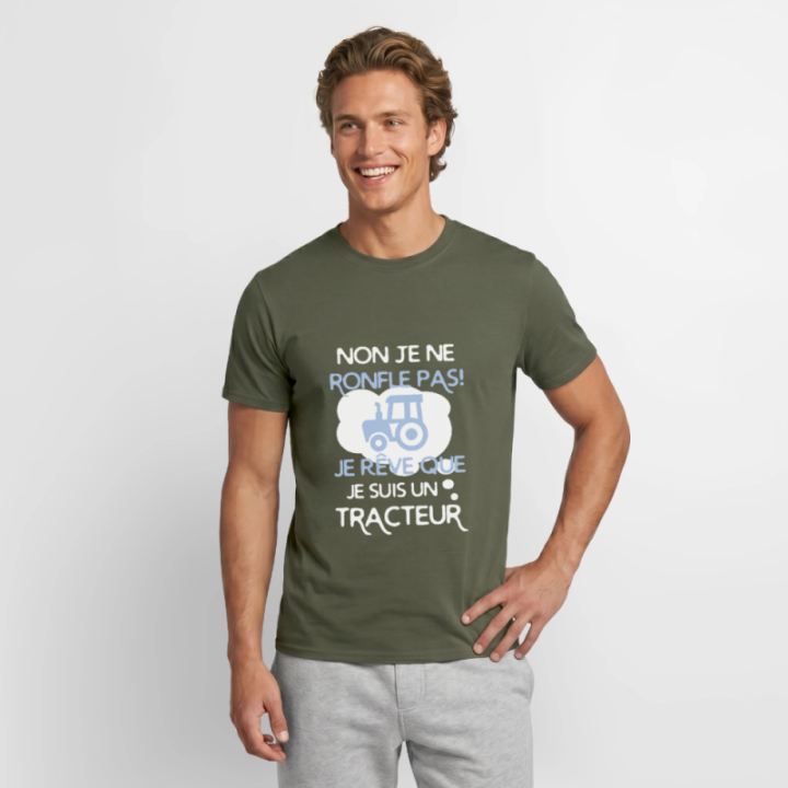 T-shirt homme - Je ne ronfle pas