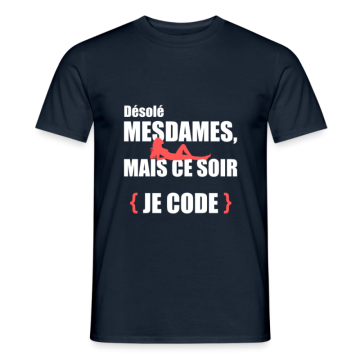  ce soir je code - jaune - front