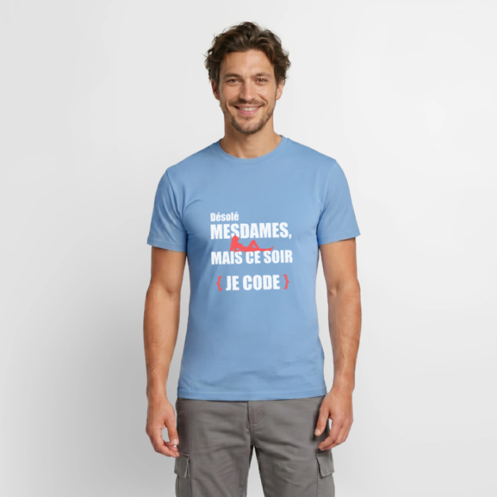  ce soir je code - bleu foncé - front